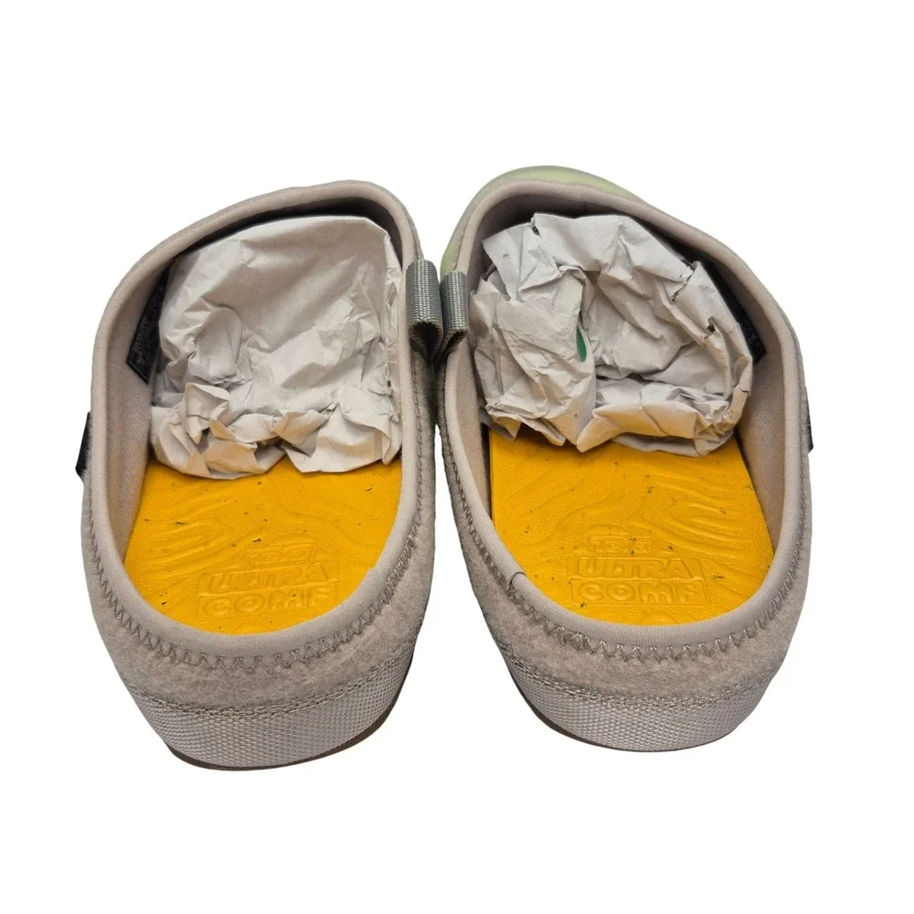 Teva ReEmber Terrain Slip On Quilted Light Sage Green Mules Shoes Men's Size 12